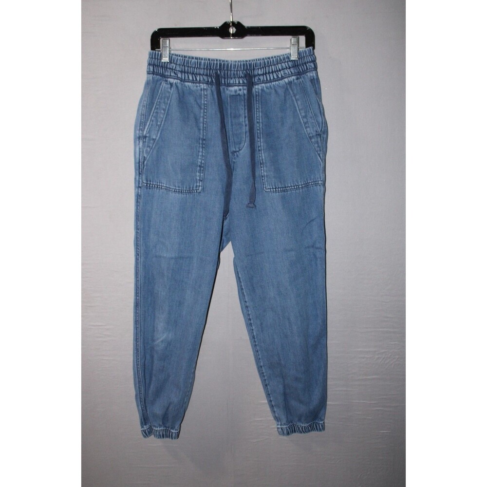 GAP Womens Jogger Pants Jeans Size Small Medium Wash Tapered Casual